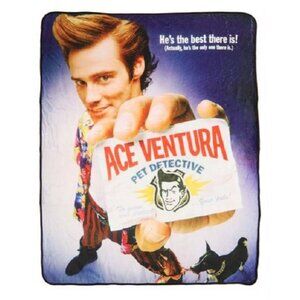 New Ace Ventura Fleece Throw Blanket Gift Pet Detective Movie SOFT Jim Carrey